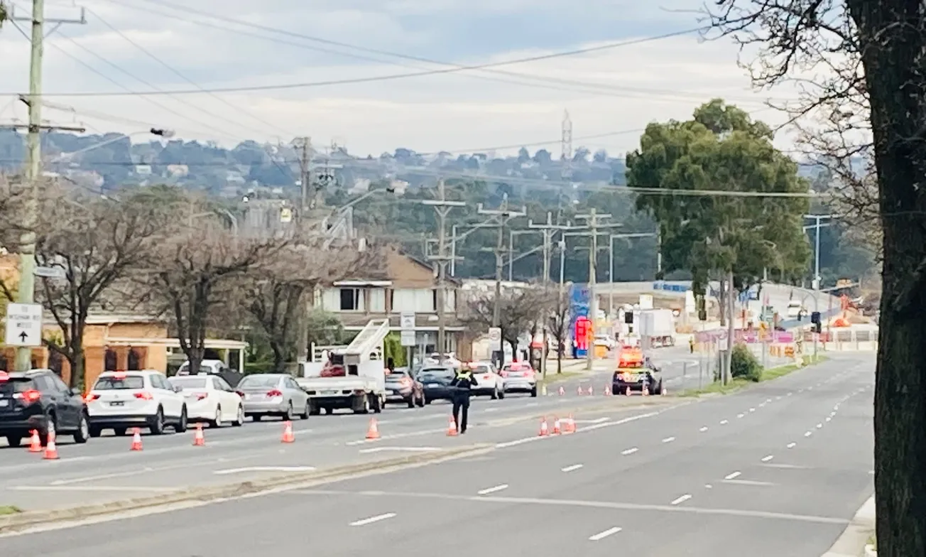 Fatal crash between a truck and a van in Bulleen